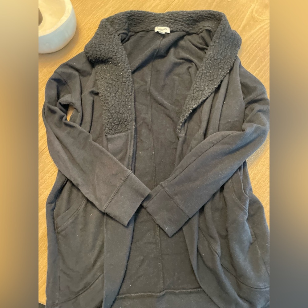 Splendid high low jacket sweater